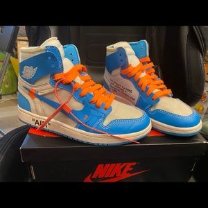 SOLD!!! Nike Shoes | Jordan 1 Retro High Off-White University Blue